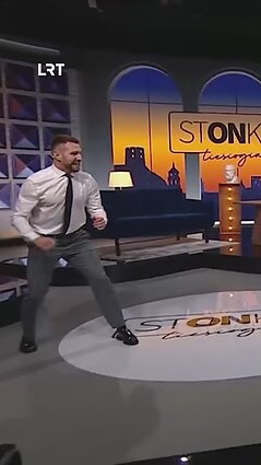 „Stonkus tiesiogiai“ laidoje – bokso kriaušės iššūkis