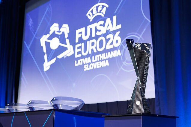 Kaune ištraukti 2026-ųjų UEFA Europos salės futbolo čempionato burtai
