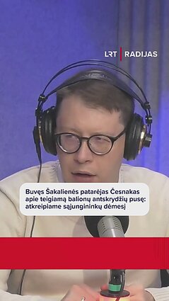 Česnakas atkreipė dėmesį į balionų antskrydžių pliusus