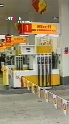 Neeilinis įvykis 1994 metų Panevėžyje – atidaryta nauja degalinė
