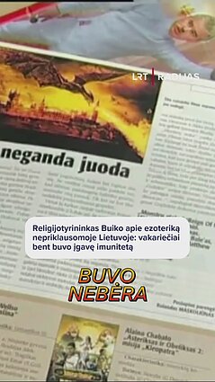 Ezoterikos plėtra 90-ųjų Lietuvoje: ekstrasensas vietoje gydytojo ar policininko