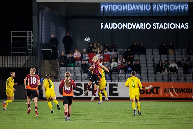 Baltijos moterų futbolo taurė: Lietuva – Latvija