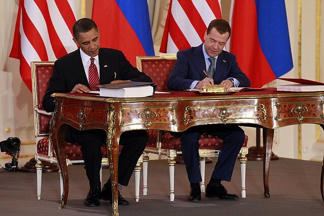 Barackas Obama ir Dmitrijus Medvedevas