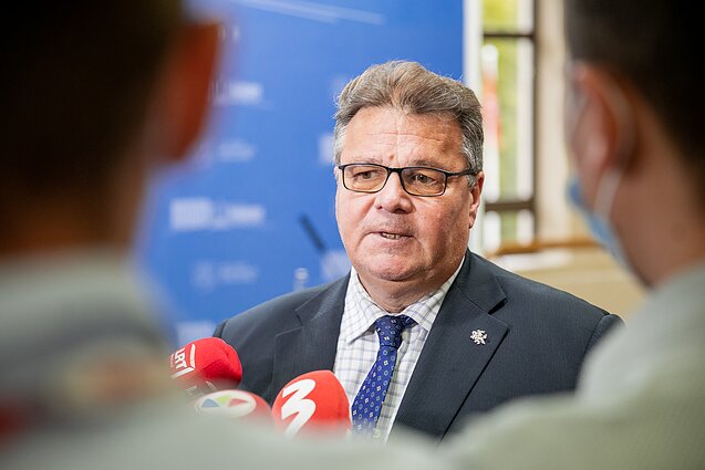 Linkevičius apie Putino poziciją derybose: nėra priežasčių, kodėl ji turėtų keistis