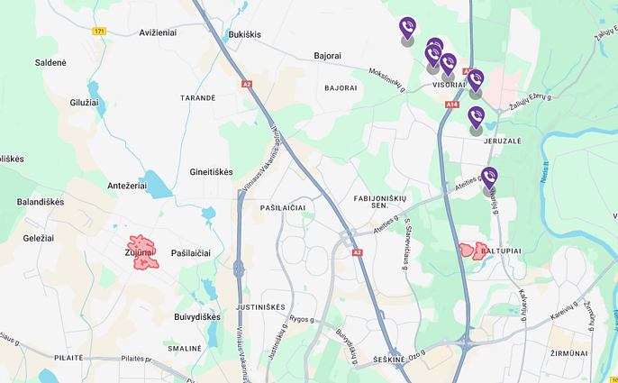 Elektros sutrikimai Vilniuje 