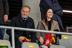 Donald Tusk i Inga Ruginienė