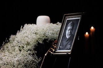 Vilniuje atsisveikinama su Kostu Smoriginu Vilniuje atsisveikinama su Kostu Smoriginu