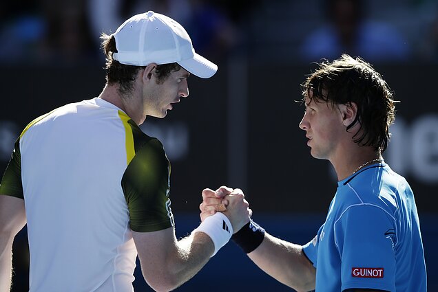 Ričardas Berankis ir Andy Murray`us