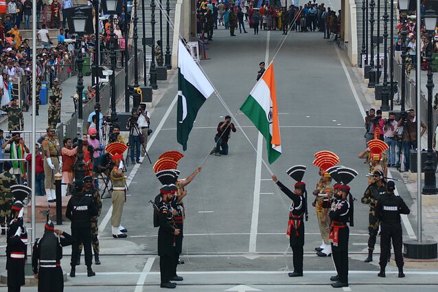 Indijos ir Pakistano pasienis