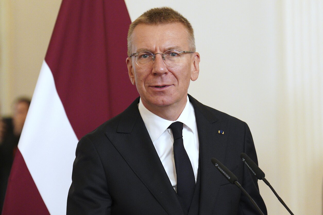 Президент Латвии Эдгарс Ринкевичс
