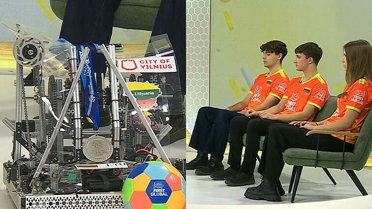 Pasaulio robotikos olimpiadoje – lietuvių sidabras: „Šioje sferoje užtenka tik užsispyrimo“