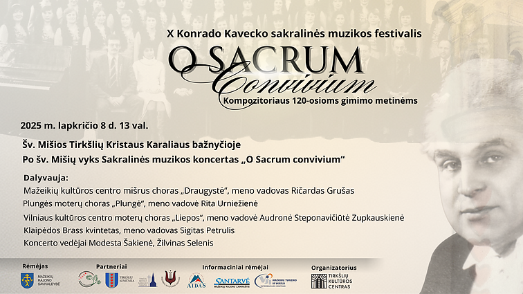 10-asis Konrado Kavecko sakralinės muzikos festivalis „O SACRUM Convivium“