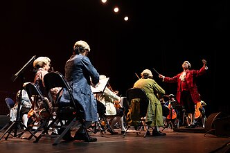 Vienos Mozarto orkestro viešnagės Vilniuje akimirka