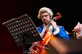 Vienos Mozarto orkestro viešnagės Vilniuje akimirka