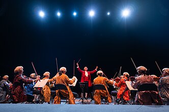 Vienos Mozarto orkestro viešnagės Vilniuje akimirka