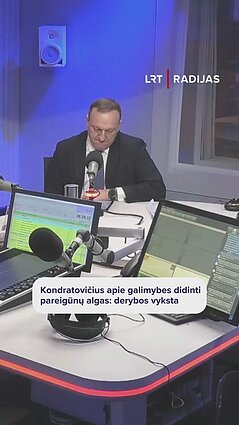 Kondratovičius apie pareigūnų algas: nenoriu žadėti, bet kalbamės