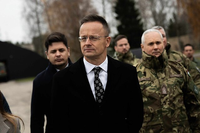 Peter Szijjártó in Šiauliai
