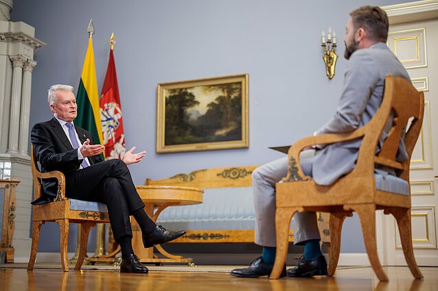 Gitanas Nausėda laidoje „Dienos tema“ Gitanas Nausėda laidoje „Dienos tema“