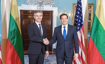 Kęstutis Budrys ir Marco Rubio Kęstutis Budrys ir Marco Rubio