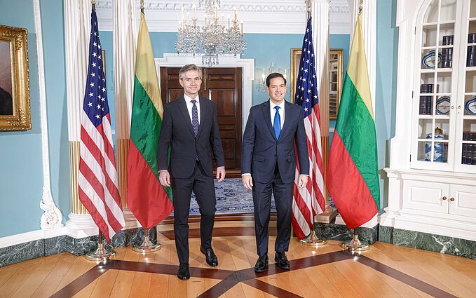 Kęstutis Budrys ir Marco Rubio Kęstutis Budrys ir Marco Rubio