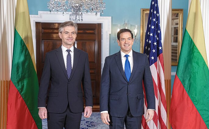 Kęstutis Budrys ir Marco Rubio Kęstutis Budrys ir Marco Rubio