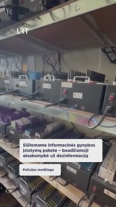Siūlomame informacinės gynybos įstatymų pakete – baudžiamoji atsakomybė už dezinformaciją