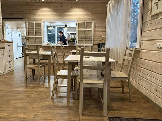 Marcinkonių restoranėlio interjeras