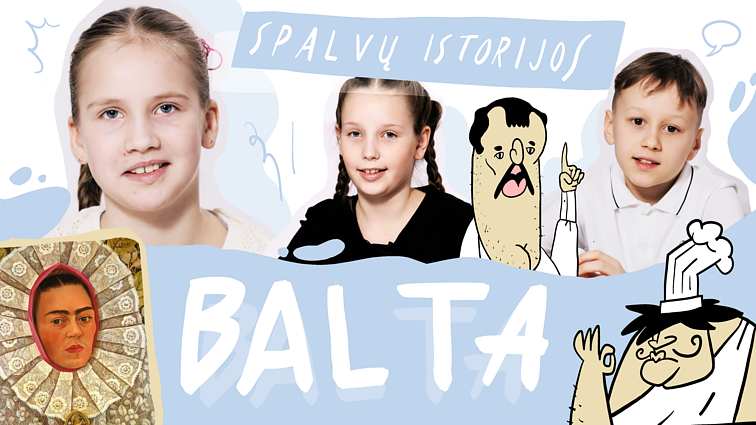 SPALVŲ ISTORIJOS. 7 EPIZODAS. BALTA