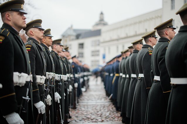 The swearing-in of Defence Minister Robertas Kaunas The swearing-in of Defence Minister Robertas Kaunas