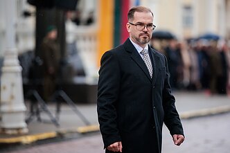 The swearing-in of Defence Minister Robertas Kaunas The swearing-in of Defence Minister Robertas Kaunas
