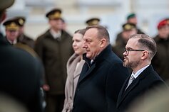 Prie Krašto apsaugos ministerijos įvyko ministrų pasikeitimo ceremonija