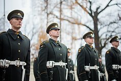 Prie Krašto apsaugos ministerijos įvyko ministrų pasikeitimo ceremonija