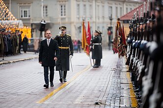 The swearing-in of Defence Minister Robertas Kaunas The swearing-in of Defence Minister Robertas Kaunas