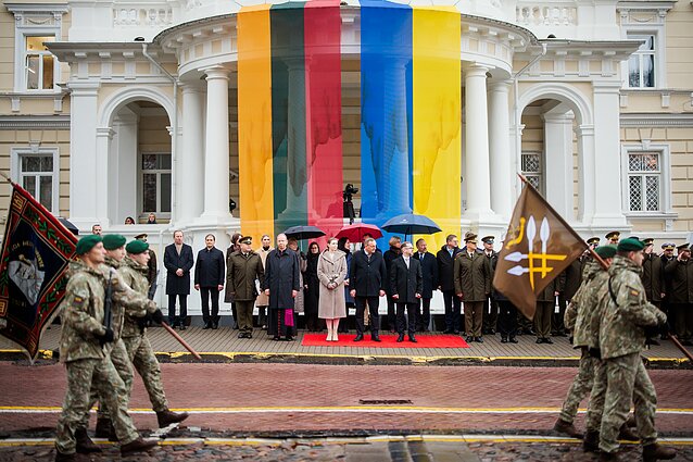 Prie Krašto apsaugos ministerijos įvyko ministrų pasikeitimo ceremonija