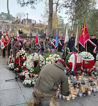 Obchody Święta Niepodległości na Cmentarzu na Rossie Obchody Święta Niepodległości na Cmentarzu na Rossie
