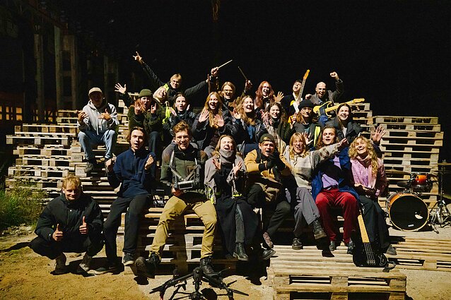 Gamkos klipo filmavimo akimirka