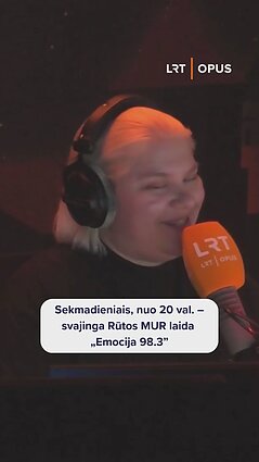 Rūtos MUR laidoje „Emocija 98.3”: svajingos istorijos ir nostalgiška muzika
