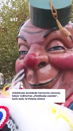 Vokietijoje prasideda karnavalų sezonas