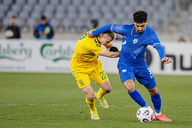 Товарищеский матч сборных Литвы и Израиля по футболу