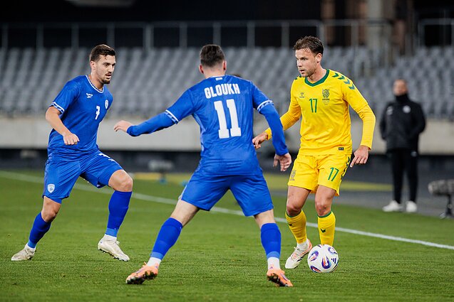 Товарищеский матч сборных Литвы и Израиля по футболу