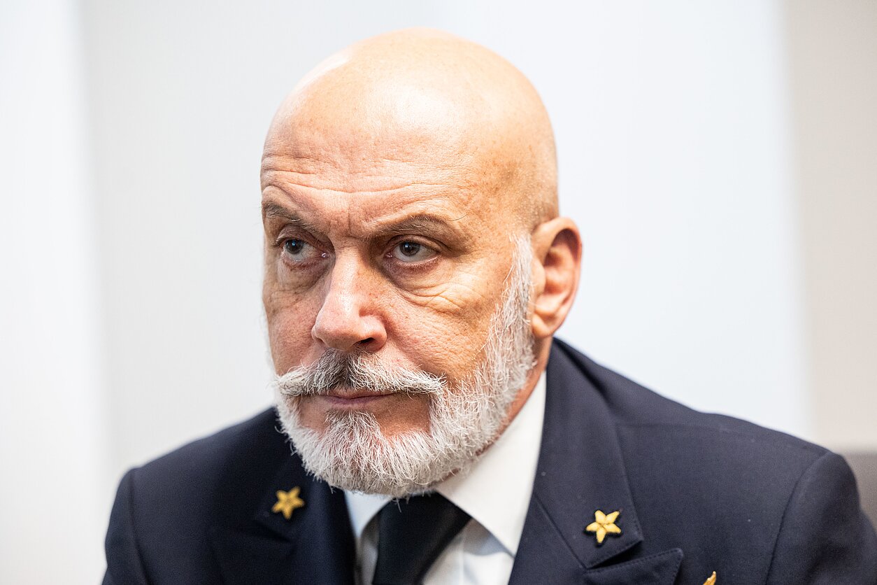 NATO Karinio komiteto pirmininkas Giuseppe Cavo Dragone NATO Karinio komiteto pirmininkas Giuseppe Cavo Dragone