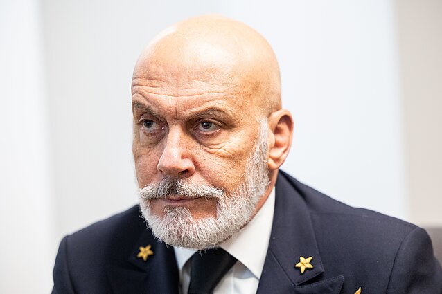 NATO Karinio komiteto pirmininkas Giuseppe Cavo Dragone NATO Karinio komiteto pirmininkas Giuseppe Cavo Dragone