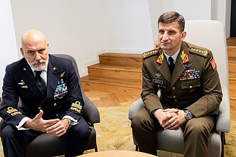 NATO Karinio komiteto pirmininkas Giuseppe Cavo Dragone NATO Karinio komiteto pirmininkas Giuseppe Cavo Dragone