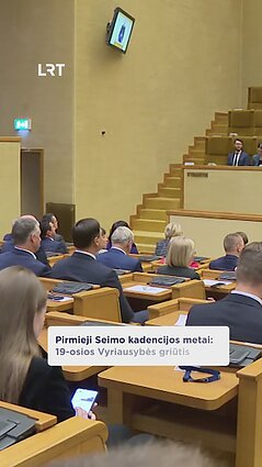 Praėjo pirmieji šios kadencijos Seimo metai