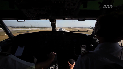 View on coming to land.