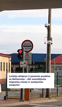 Lenkija atidaro du pasienio punktus su Baltarusija