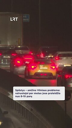 Eismo spūstys sostinėje kasmet ilgėja
