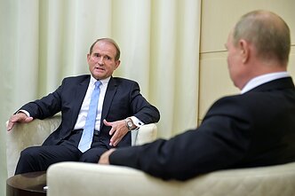 Viktoras Medvedčukas ir Vladimiras Putinas