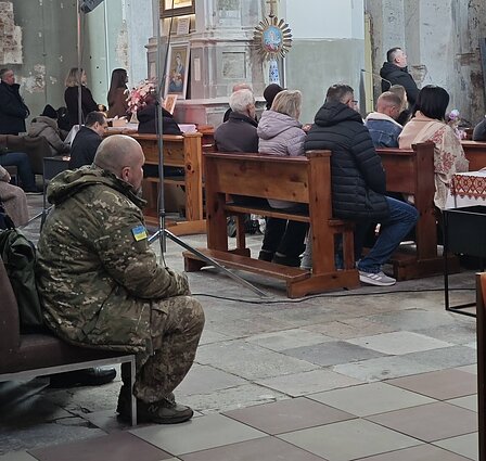 У Вільнюсі вшанували св. Йосафата: освятили вітраж з Витязем та нагородили його творців