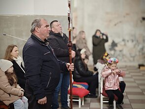 У Вільнюсі вшанували св. Йосафата: освятили вітраж з Витязем та нагородили його творців